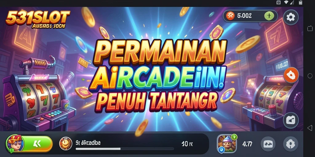 Tampilan antarmuka 531SLOT yang menarik dan penuh warna.