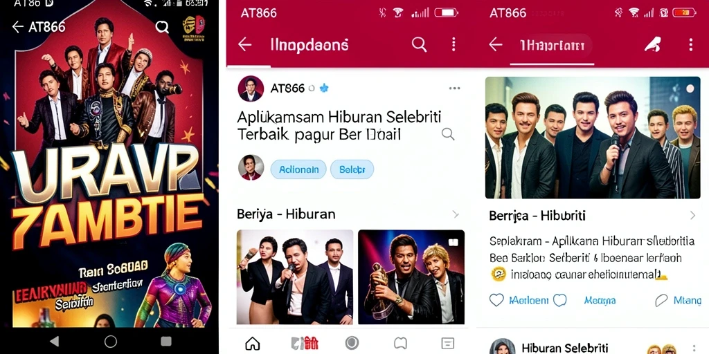 Tampilan antarmuka AT866 yang modern dan menarik.