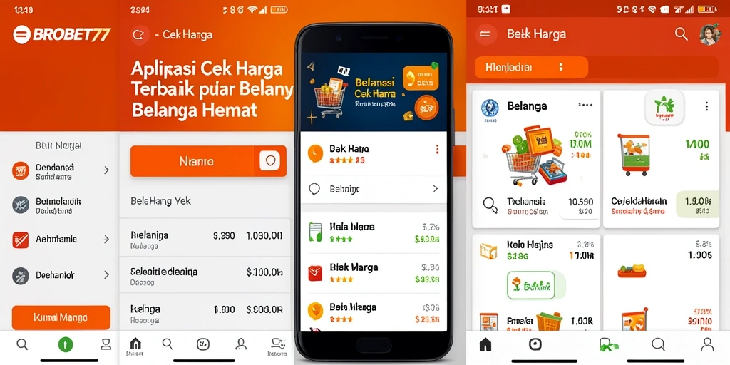Tampilan antarmuka aplikasi Cek Harga yang informatif dan mudah digunakan.